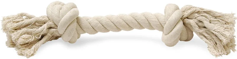 White Rope Bone Dog Toy