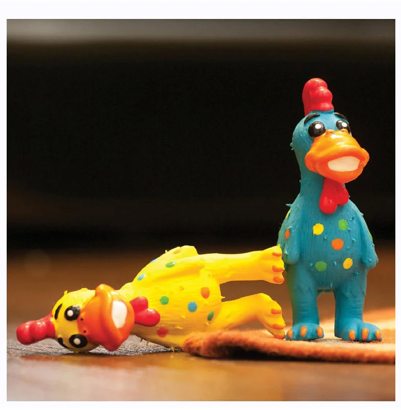 Globkens Latex Chicken Dog Toys