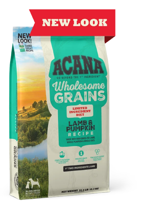 ACANA Wholesome Grains Lamb & Pumpkin Limited Ingredient Dry Dog Food