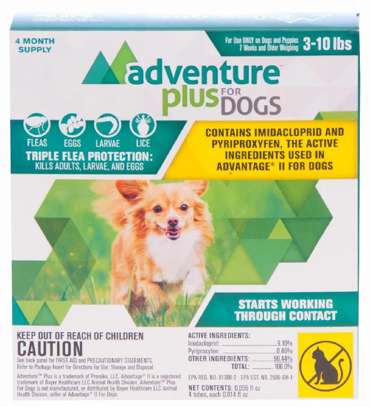 Adventure Plus for Dogs, 4-Pack