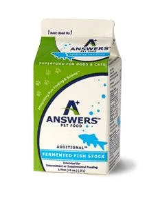 Answers Pet Food, Fermented Fish Stock, 16oz