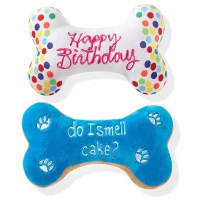 Birthday Bone Cookies Pet Toys