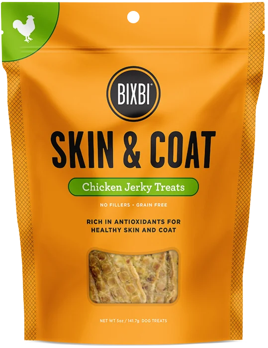 Bixbi Skin & Coat Chicken Breast Jerky Dog Treats