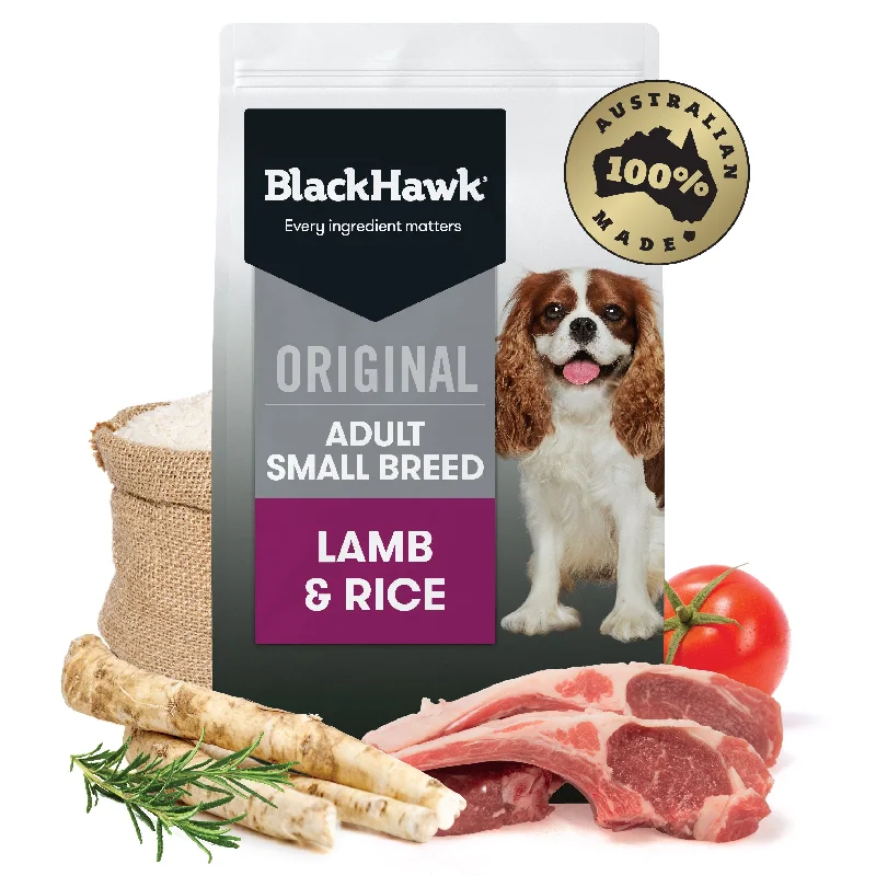 Black Hawk Original Lamb and Rice Small Breed Dry Dog Food 10kg