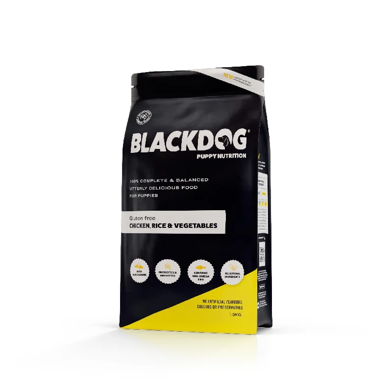 Blackdog Chicken Rice and Vegetables Puppy Dry Dog Food 1.5kg