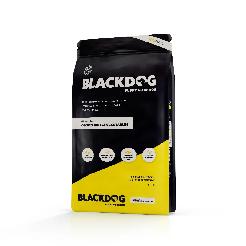 Blackdog Chicken Rice and Vegetables Puppy Dry Dog Food 6kg