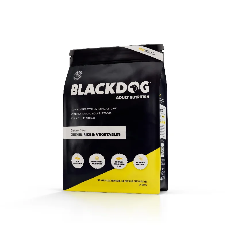 Blackdog Chicken Rice and Vegetables Adult Dry Dog Food 2.5kg