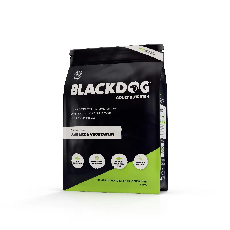 Blackdog Lamb Rice and Vegetables Adult Dry Dog Food 2.5kg