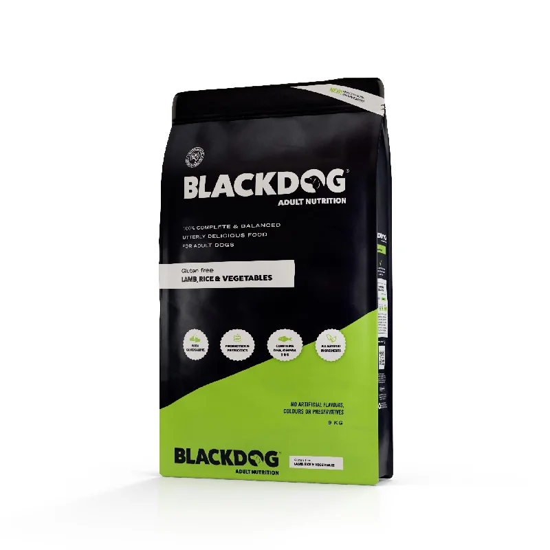 Blackdog Lamb Rice and Vegetables Adult Dry Dog Food 9kg