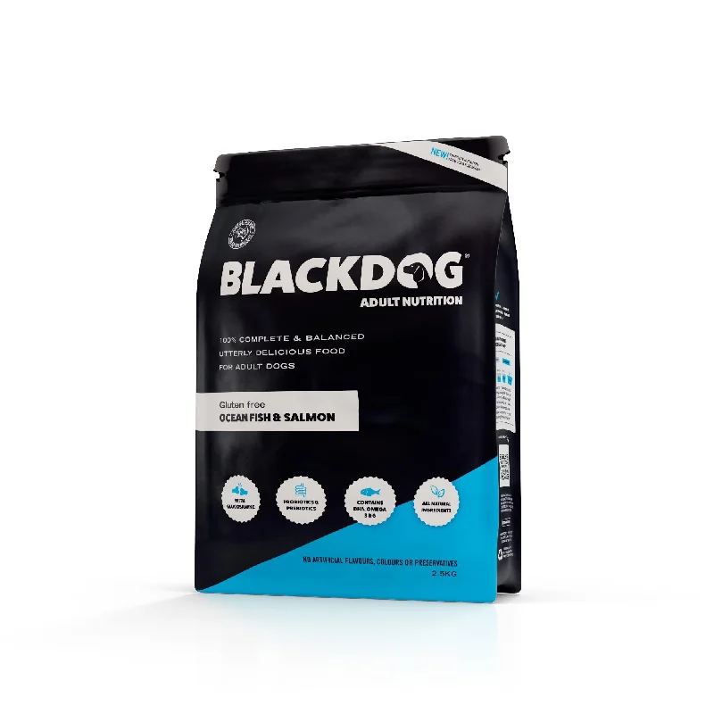 Blackdog Ocean Fish Salmon Rice and Vegetables Adult Dry Dog Food 2.5kg