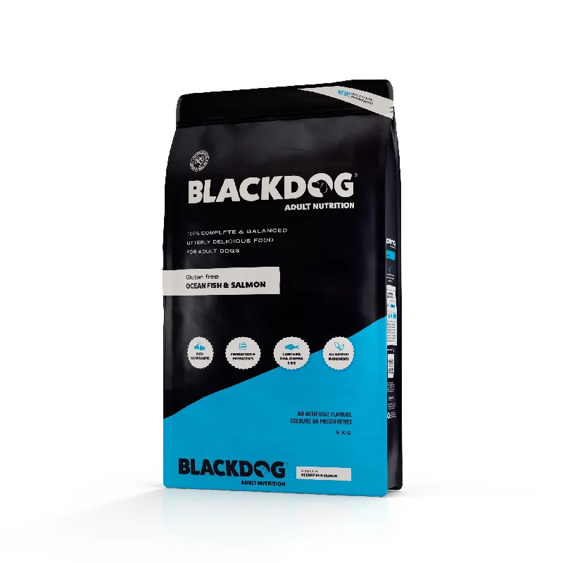 Blackdog Ocean Fish Salmon Rice and Vegetables Adult Dry Dog Food 9kg