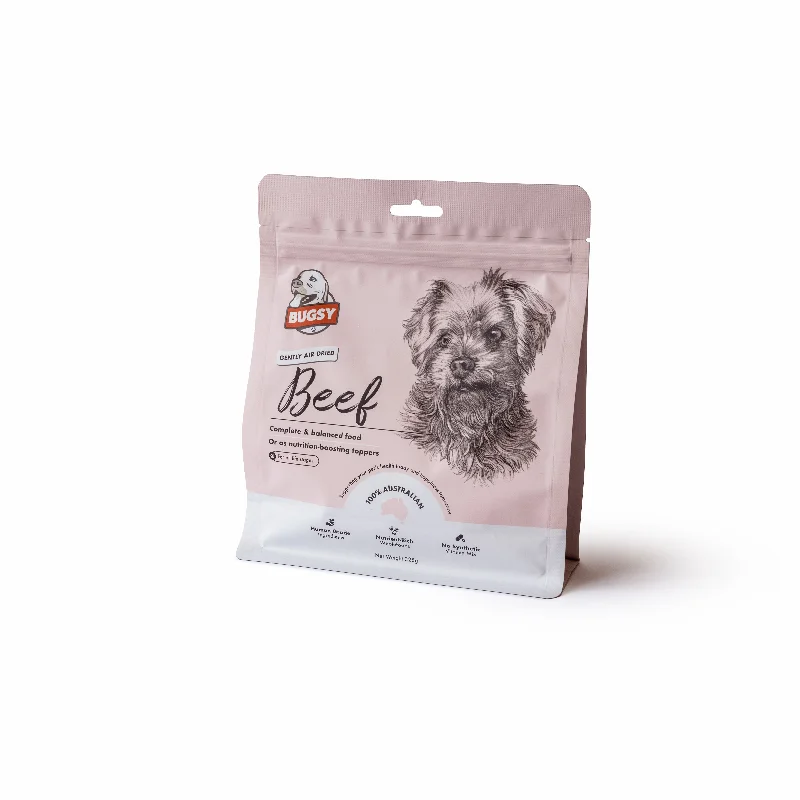 Bugsy Beef Air Dried Raw Dog Food 328g