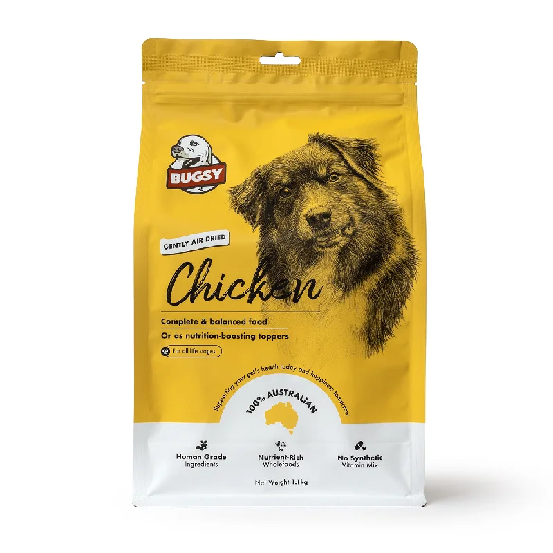 Bugsy Chicken Air Dried Raw Dog Food 1.1kg