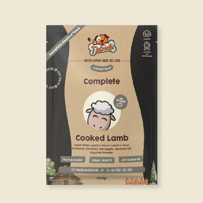 Nutriale Complete And Balance Lamb Cooked Dog Food