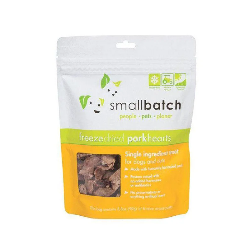 Pork Hearts Freeze-Dried Cat Dog Treats