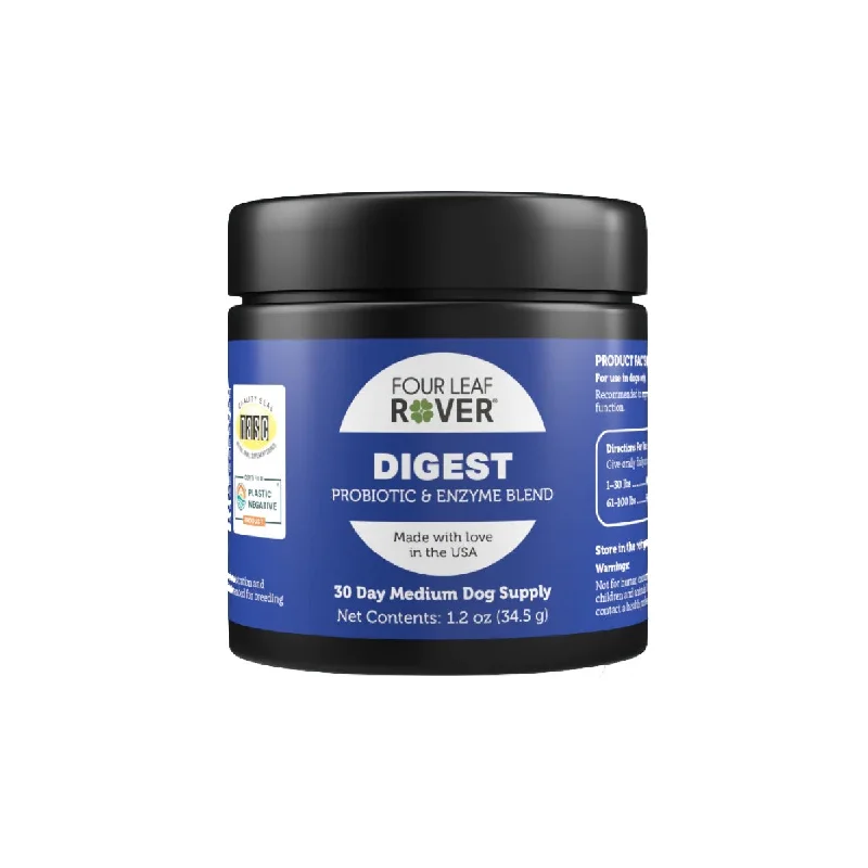 Four Leaf Rover Digest Enzyme & Probiotic 1.3oz