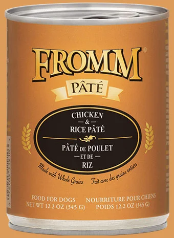 Fromm Chicken & Rice Pate Canned Wet Dog Food