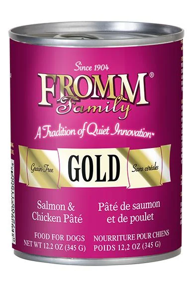 Fromm Pate Salmon and Chicken Wet Dog Food