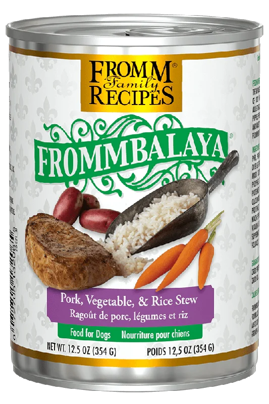 Frommbalaya Pork, Rice, & Vegetable Stew Wet Dog Food from Fromm, 12.5oz can