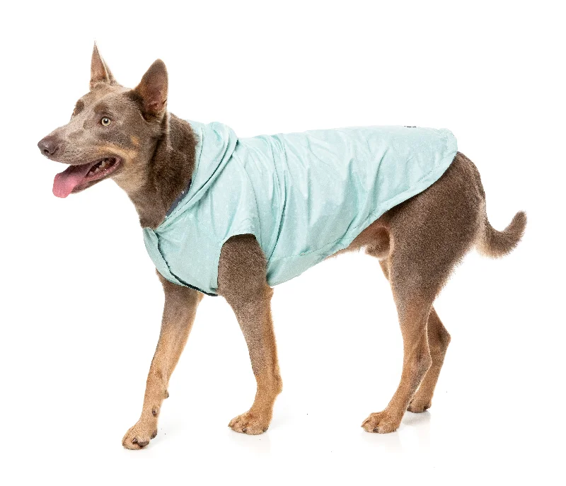 FuzzYard Flipside Dog Raincoat Mint