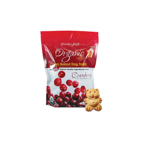 Grandma Lucy's Organic Cranberry Oven Baked Dog Treats