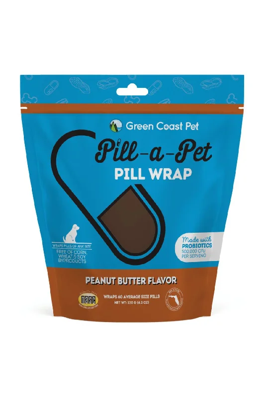 Green Coast Pet Peanut Butter Flavored Pill-A-Pet Dog Supplement