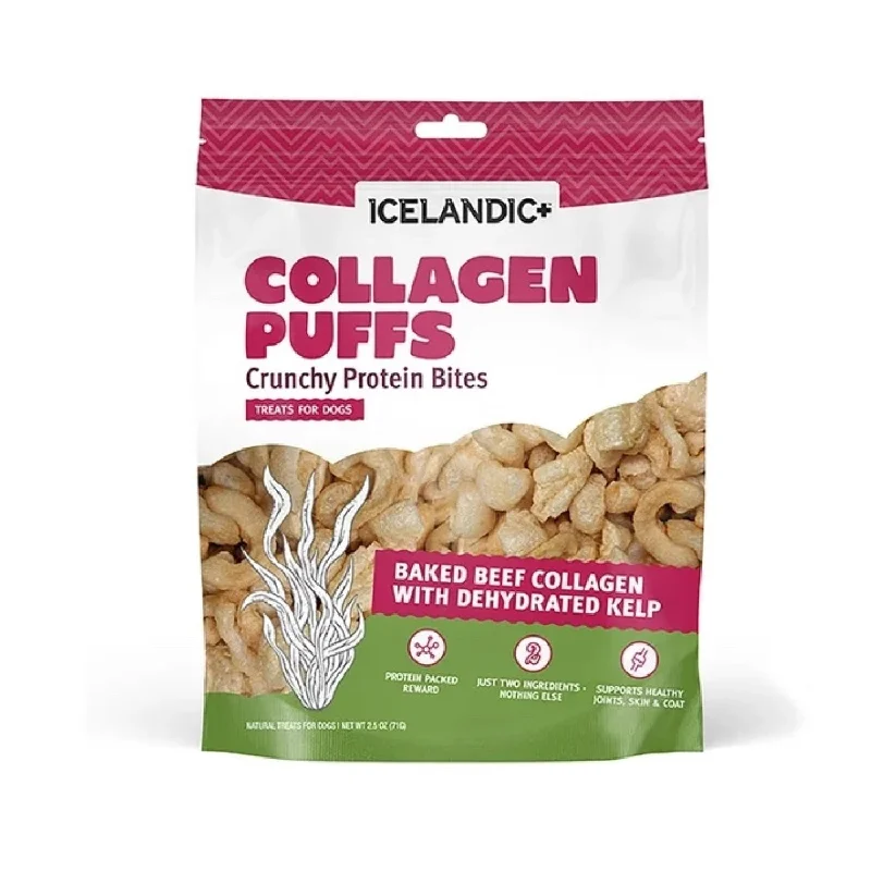 Icelandic+ Collagen Puffs Crunchy Protein Bites With Kelp 2.5oz