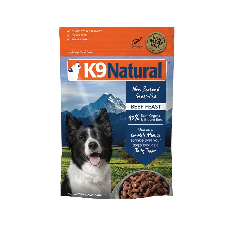 K9 Natural Grain Free Freeze Dried Dog Food Beef