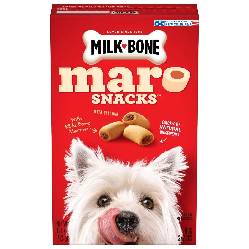 Milk-Bone MaroSnacks Small Dog Treats With Bone Marrow, 15 Ounces