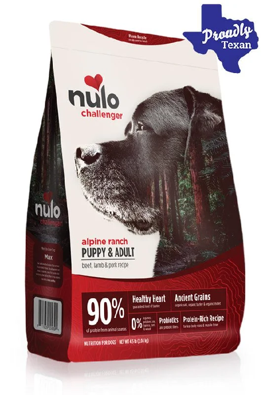 Nulo Challenger Alpine Ranch Puppy and Adult Dry Dog Food