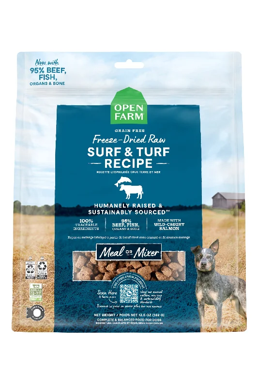 Open Farm Surf and Turf Freeze-Dried Dog Food