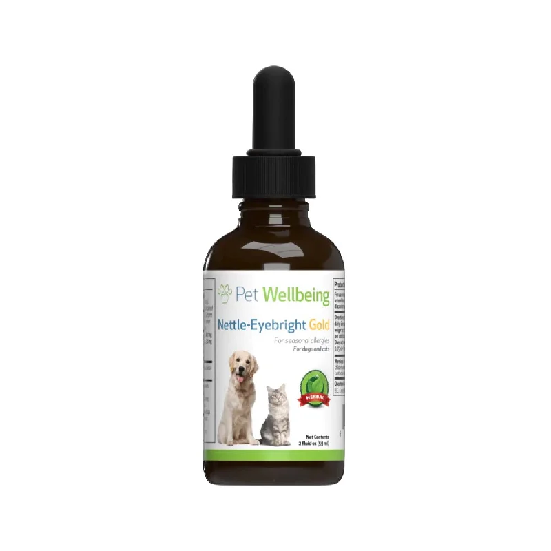 Pet Wellbeing Nettle-Eyebright Gold Allergy Tincture 2oz