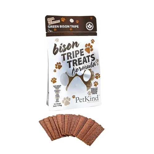 Petkind Green Bison Tripe Dog Treats