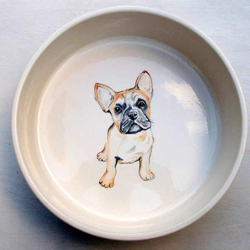 Portrait Dog Bowl by Purple Glaze - Straight