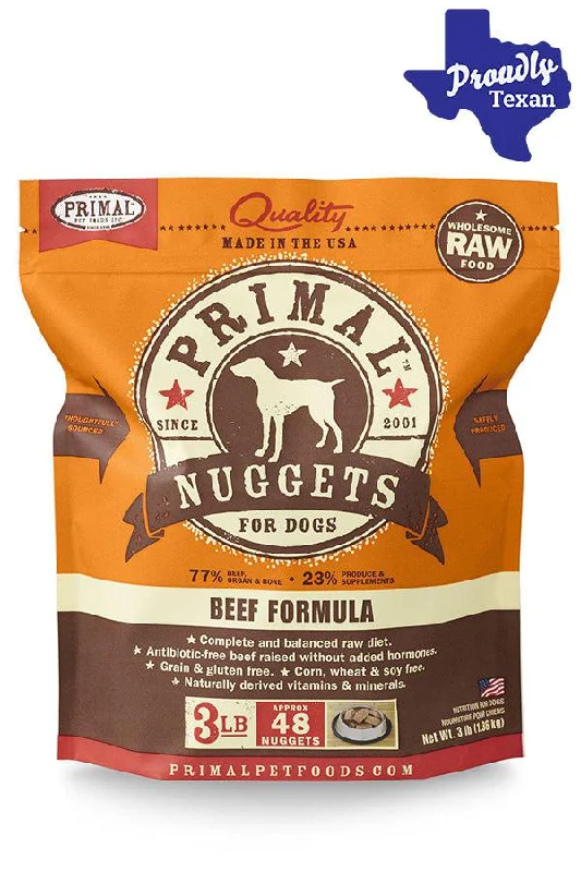 Primal Beef Frozen Raw Dog Food