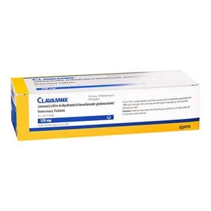 Rx Clavamox, 125mg x 100 Chewable Tablets