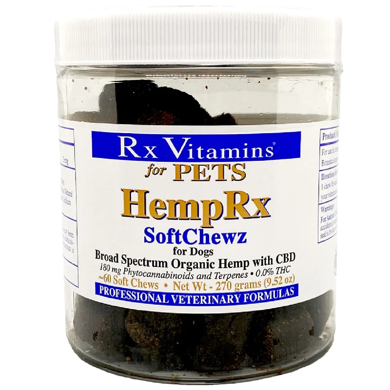 RX Vitamins for Pets HempRx Soft Chewz for Dogs