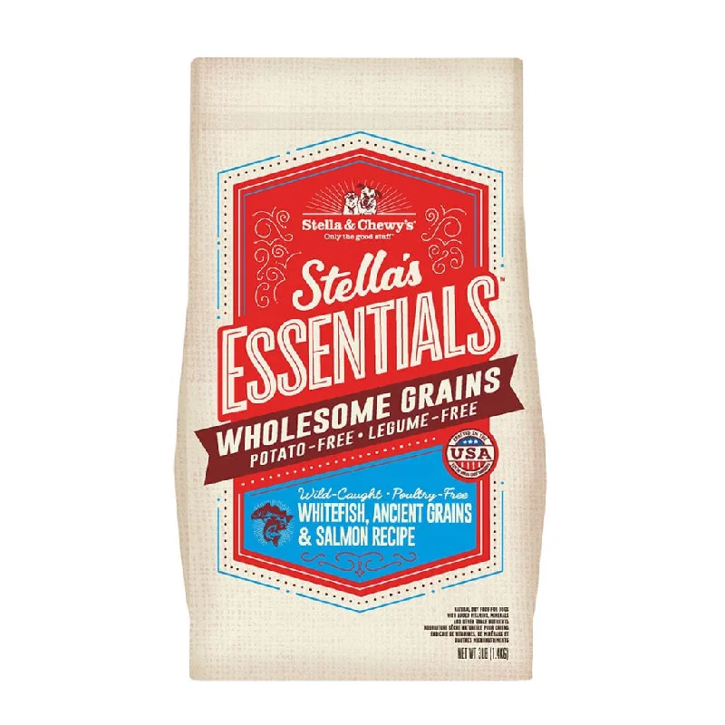 Stella & Chewy's Stella's Essentials Wild-Caught Whitefish, Ancient Grains & Salmon Recipe Dry Dog Food