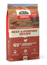 ACANA Singles Limited Ingredient Beef and Pumpkin Dry Dog Food