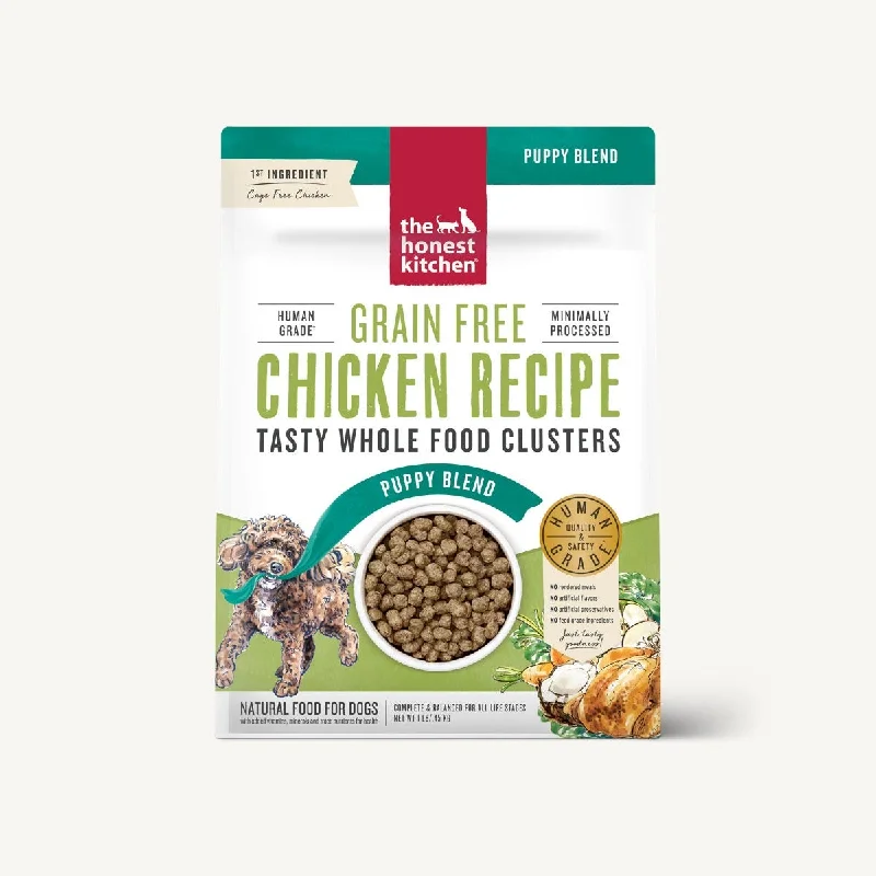 The Honest Kitchen Whole Food Clusters Puppy Grain Free Chicken Recipe Dry Dog Food, 20lb