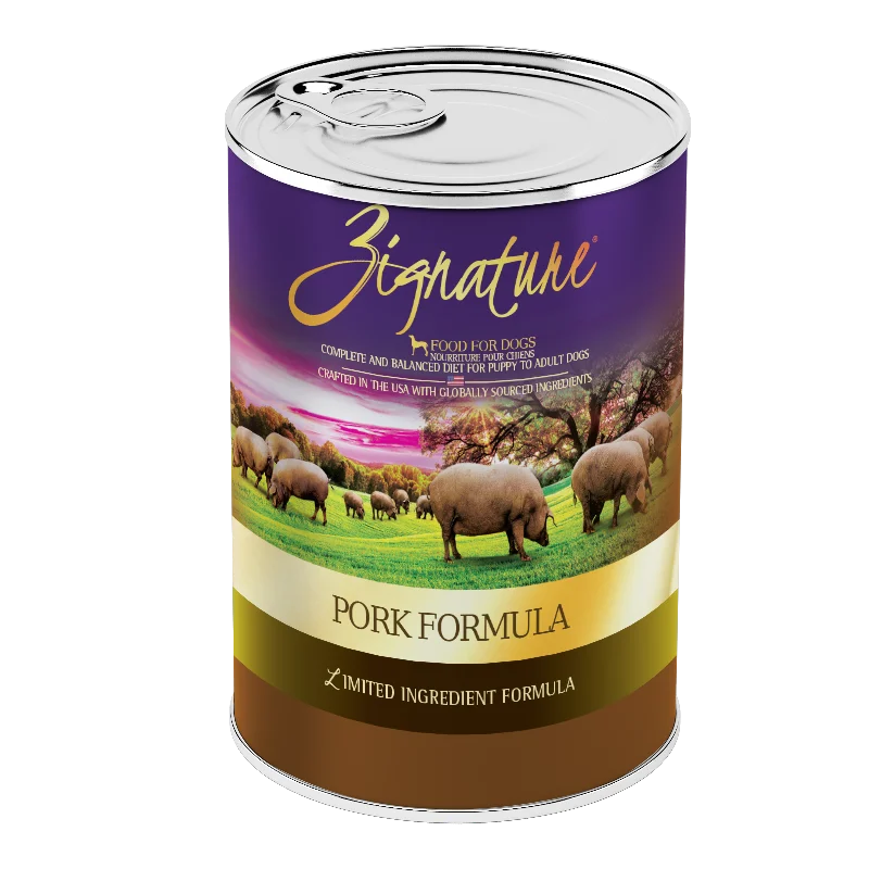 Zignature Pork Canned Dog Food Formula