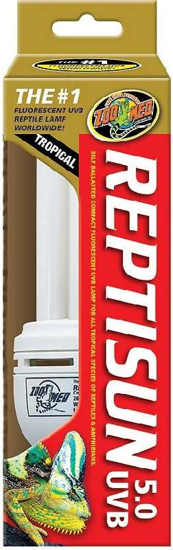 Zoo Med ReptiSun 5.0 UVB Compact Fluorescent Reptile Lamp, 26-Watt