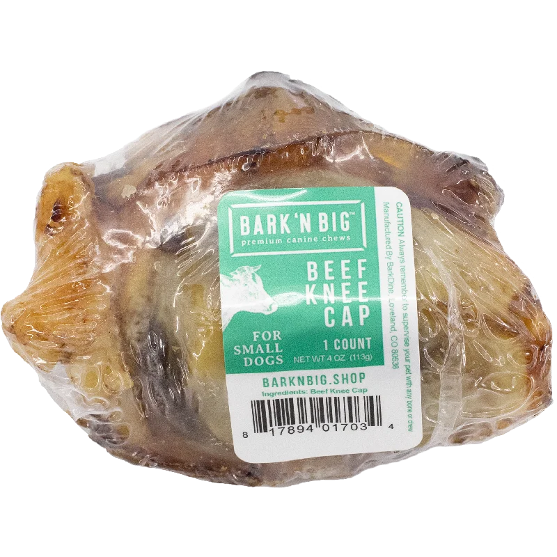 BarkNBig USA Beef Knee cap Dog Treat