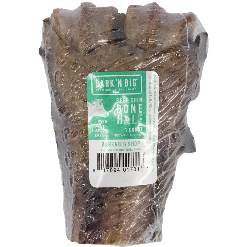 BarkNBig USA Beef Shin Bone Dog Treat, 3-4in