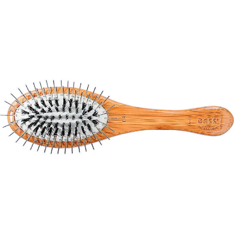 Bass Brushes Style & Detangle Hybrid Groomer Brush For Dogs