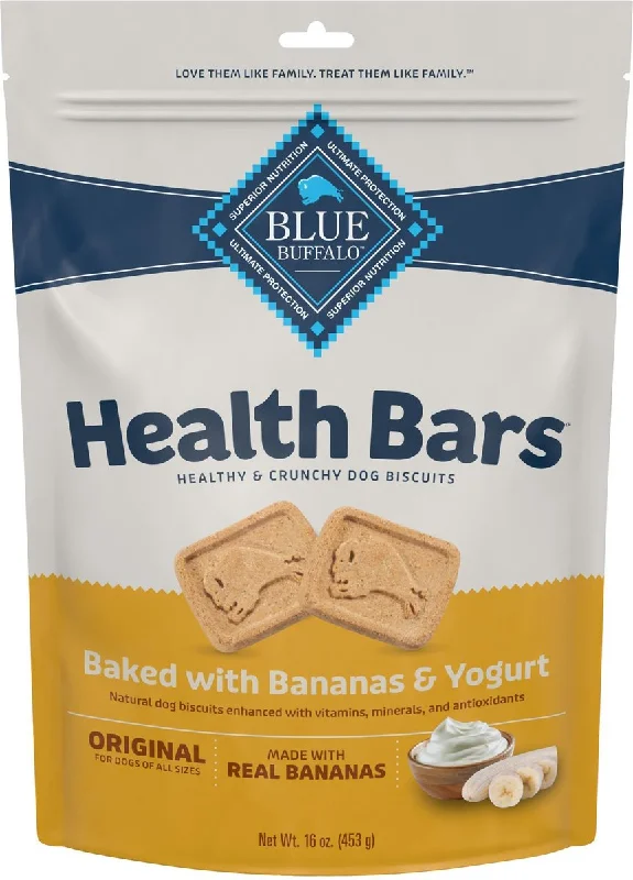 Blue Buffalo Health Bars Baked with Banana & Yogurt Dog Treats