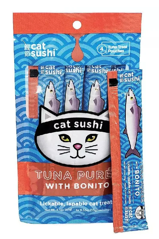 Cat Sushi Puree with Bonito Cat Treats