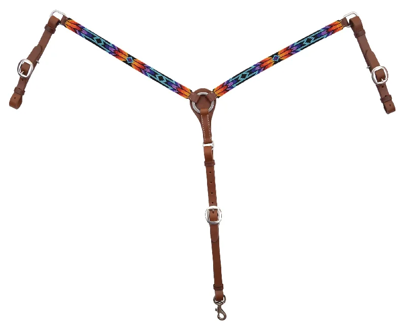 Circle Y Colorful Infinity Wrap Beaded Breast Collar