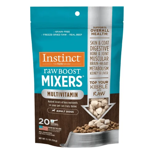 Freeze Dried Dog Food Topper - Raw Boost Mixers - MultiVitamin For Adult Dogs - 5.5 oz