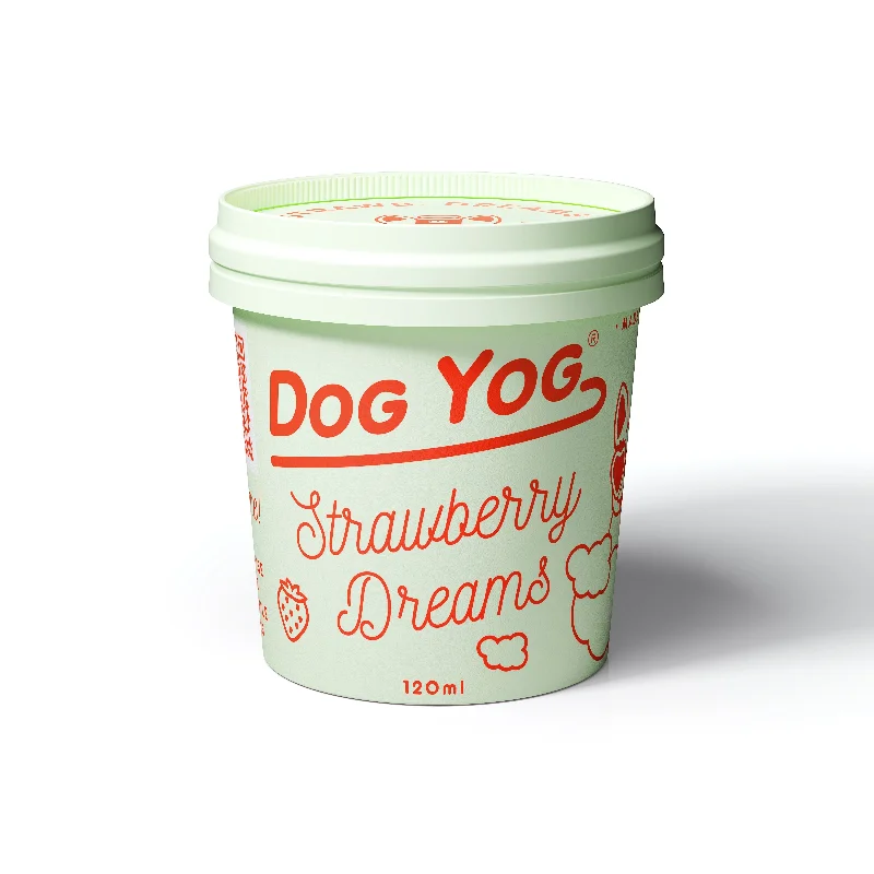 Dog Yog Frozen Strawberry Dreams Dog Ice Cream Treat 120ml